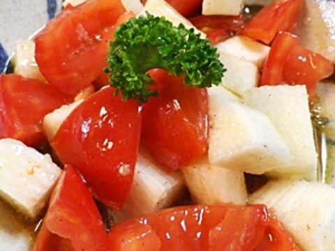 トマト長芋の簡単サラダ